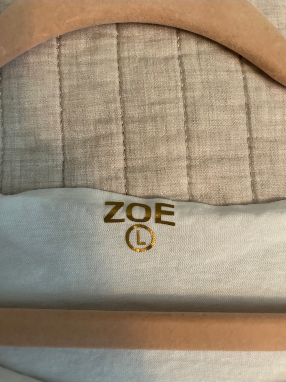 Zoe white cotton Y2K tourist Greece Santorini bedazzled top L - Picture 7 of 10